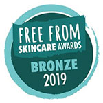 Bronze Winner - Free From Skincare Awards 