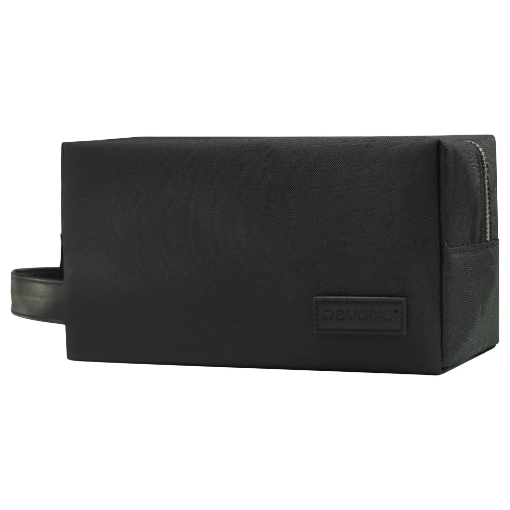Pevonia Black Zippered Travel Bag Image 1