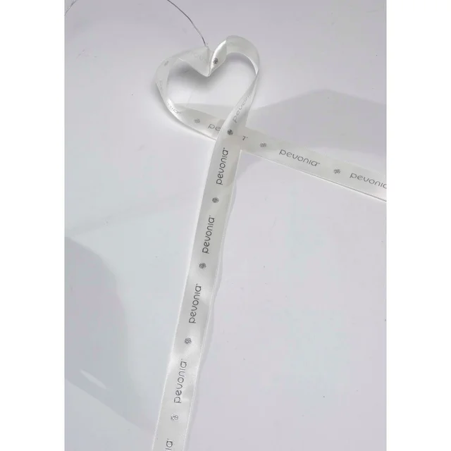 Pevonia Branded Ribbon - Antique White