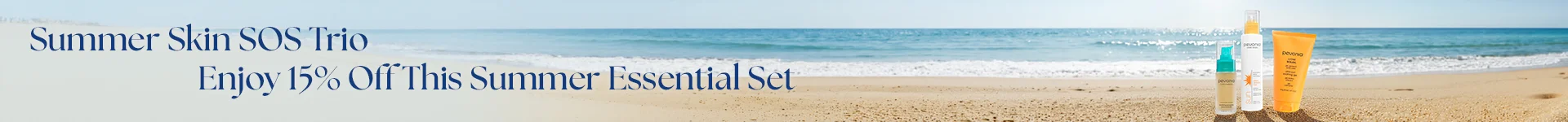 summer skin sos trio. enjoy 15% off this summer essential set